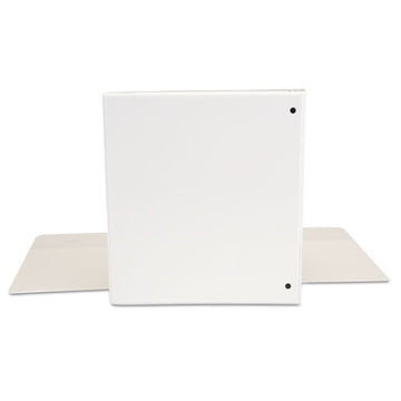 Universal® Economy Round Ring View Binder, 3 Rings, 1" Capacity, 11 X 8.5, White freeshipping - TVN Wholesale